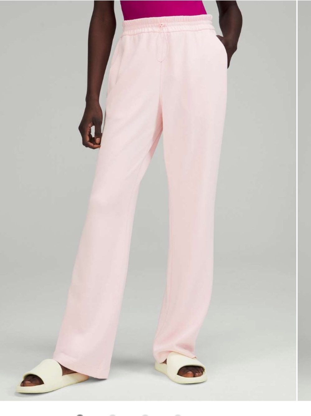 Lululemon NWT Size 6 Strawberry Milkshake Softstreme High Rise Pant (Regular)